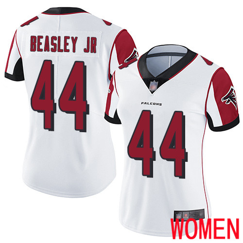 Atlanta Falcons Limited White Women Vic Beasley Road Jersey NFL Football #44 Vapor Untouchable->women nfl jersey->Women Jersey